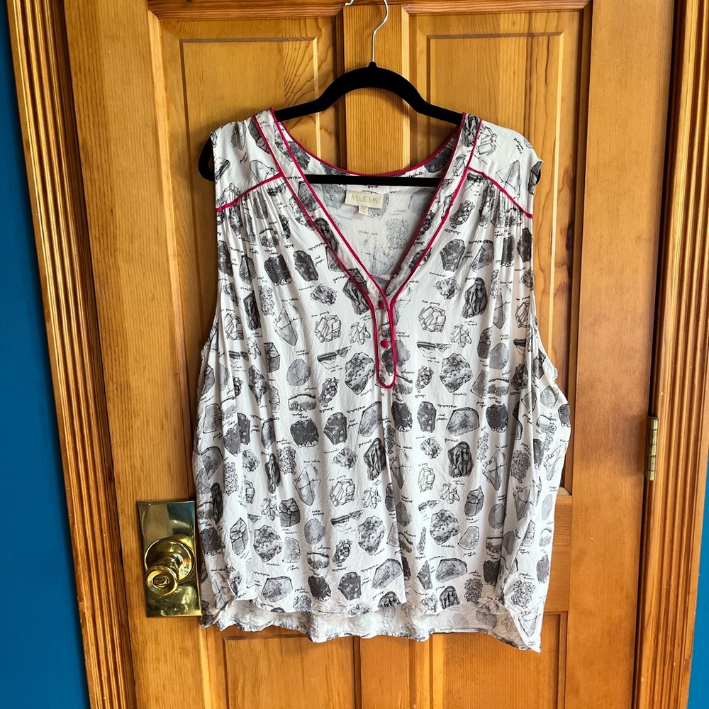 Modcloth geode and gemstone blouse - Picture 2 of 4